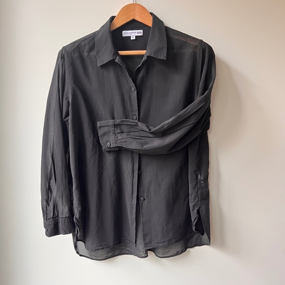 Ines de La Fressange Paris & Uniqlo // Blouse // Cotton // Discontinued - Picture 1 of 6
